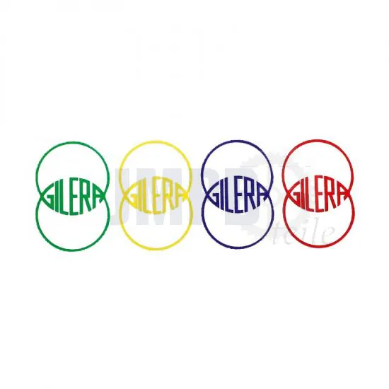 Logo Aufklebersatz 4-Stück Gilera