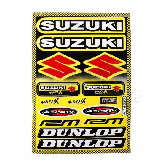 Aufklebersatz Dunlop / Suzuki