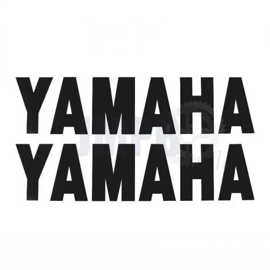 Aufklebersatz Yamaha Schwarz Groß