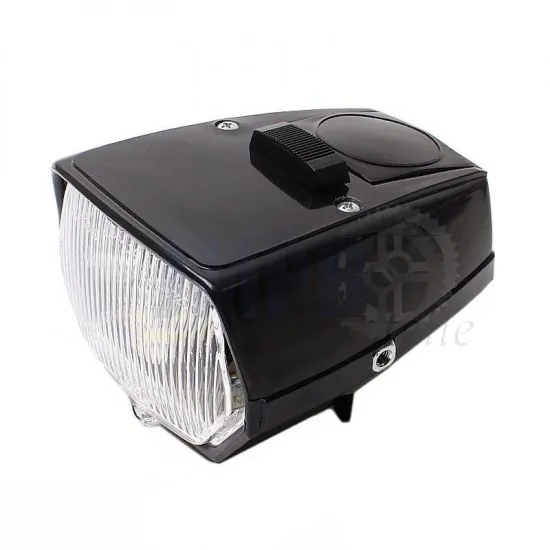 Scheinwerfer LED Quadrat Puch Maxi Schwarz mit Schalter