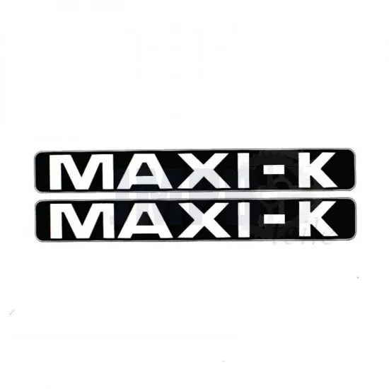 Aufklebersatz Maxi-K Schwarz/Weiß 172X23MM