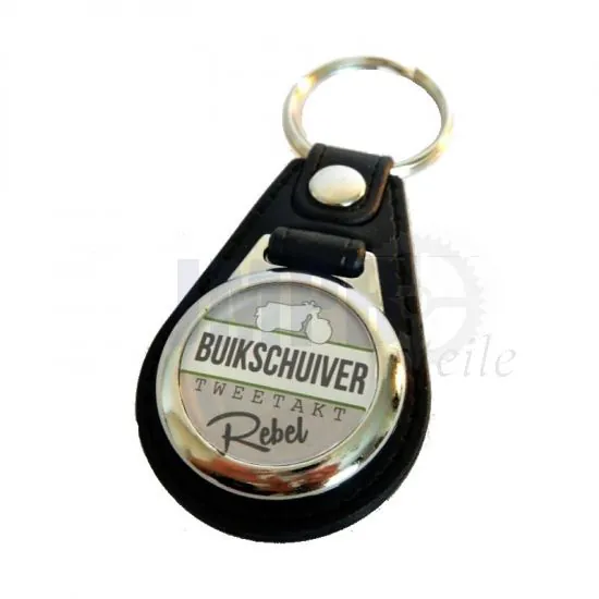 Schlüsselanhänger Schwarz "Buikschuiver" 2-T Rebel