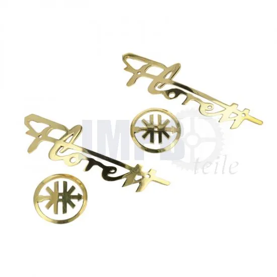 Emblemen Satz Tank Messing Kreidler