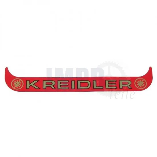 Aufkleber Kennzeichenhalter Breit Kreidler