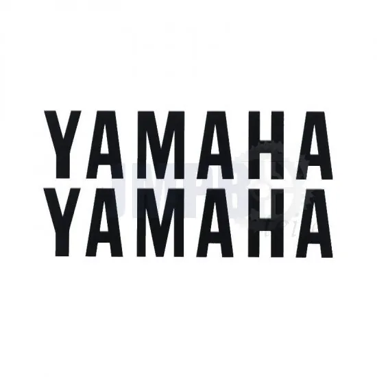 Tankaufklebersatz Yamaha Schwarz 118X28MM