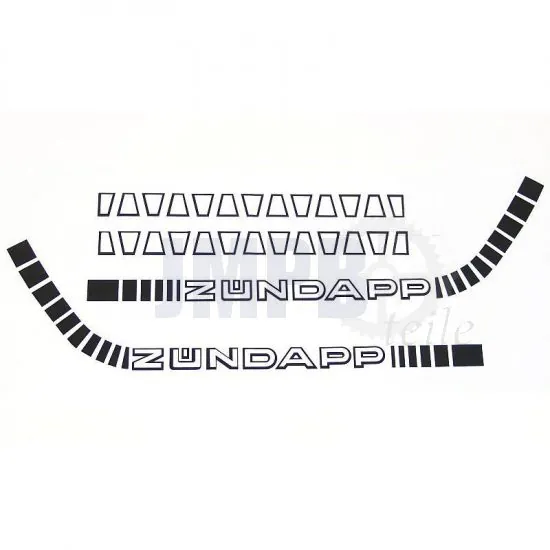 Aufklebersatz Zundapp Rille Tank