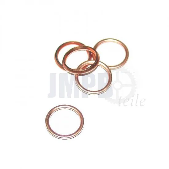 Kupferring gefüllt 10X14X1.5MM Din 7603C