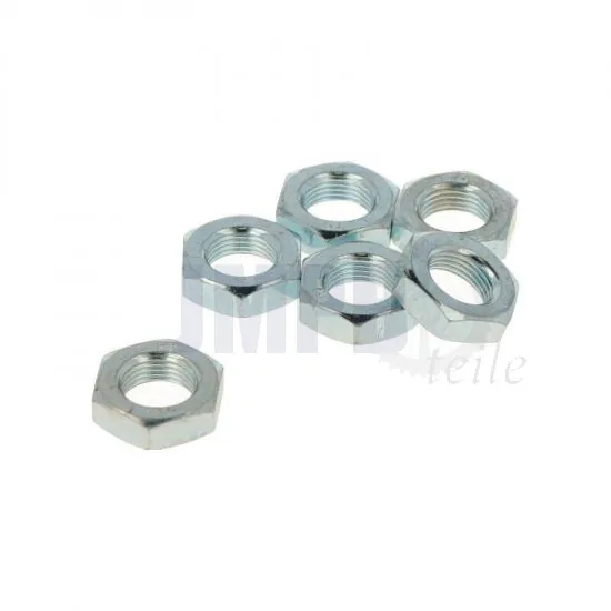 Sechskantmutter Niedrig M12X1.0 Verzinkt Din 439B