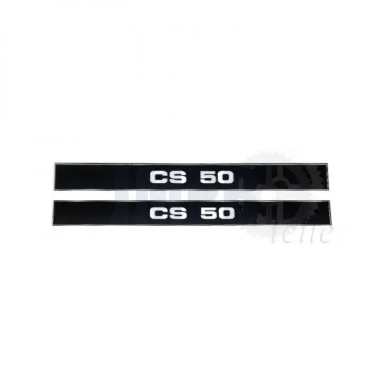 Aufklebersatz Zundapp CS50 Schwarz/Weiß