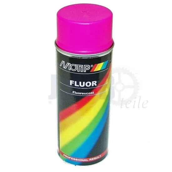 Motip Fluoreszierender Lack Rosa - 400ML