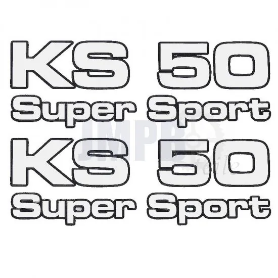 Aufklebersatz Zundapp KS50 Supersport 4-Teilig