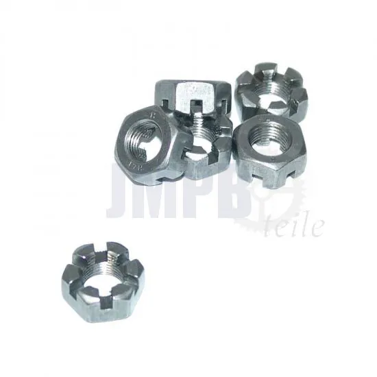 M10X1.5 Kronenmutter niedrig Din 937