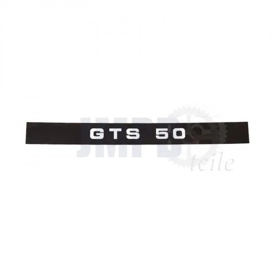 Aufkleber Zundapp GTS50 Schwarz/Weiß