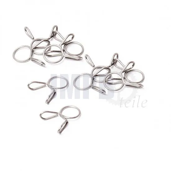 Klemmfeder Benzinschlauch 7.1MM 10 Stück