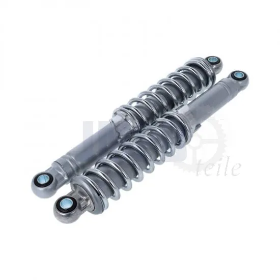 Stoßdämpfer Grau/Chrom IMCA 270MM