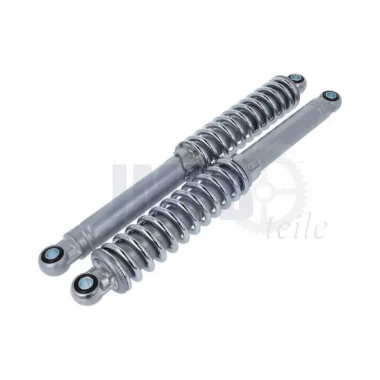 Stößdampfer Grau/Chrom IMCA 360MM