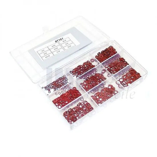 Sortiment Satz Faserringen 3>8MM - 750 Teile