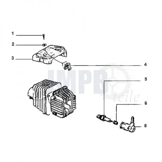 Zündkerze & Stecker Vespa Ciao