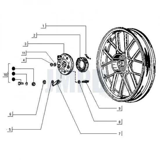 Vorderbremse Gilera Citta
