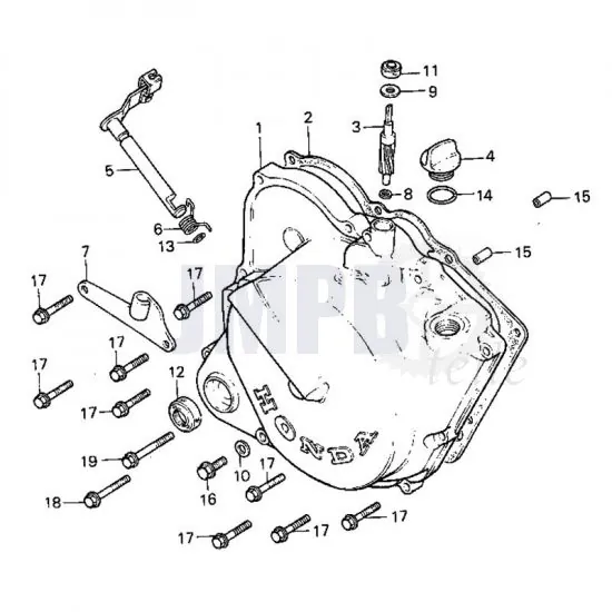 Kupplungsdeckel Honda MB50