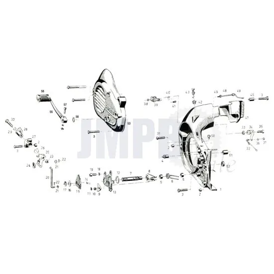 Kühldeckel Fußschalter Sachs 50/3