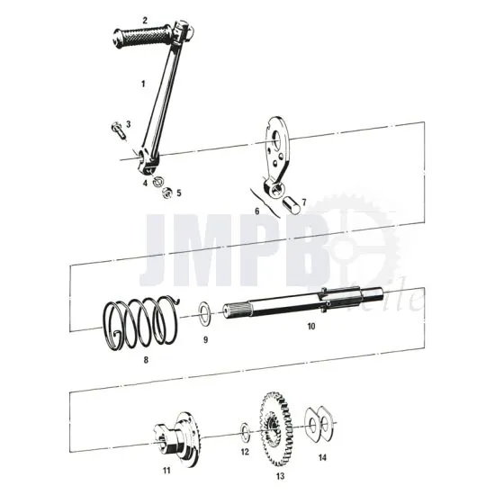 Kickstart Sachs 50/4 EKF