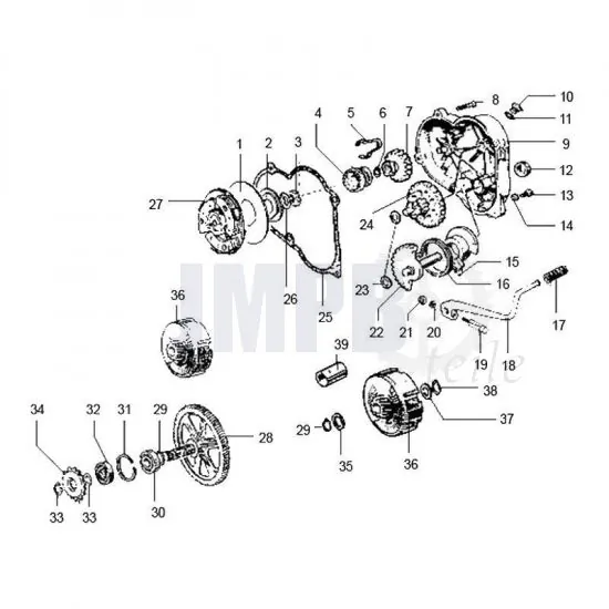 Kupplung Puch Maxi