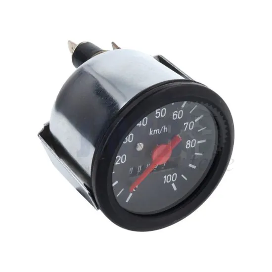 Tachometer 60MM / 100KM VDO Anschluss Lange Klemme